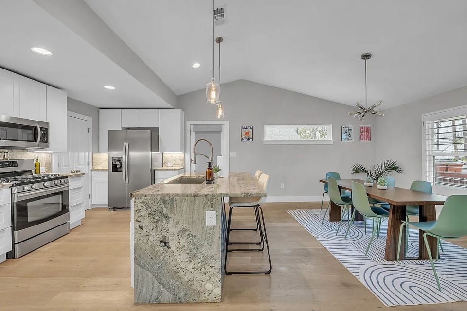 Designed with an open-concept layout, this spacious getaway combines modern convenience with plenty of ways to relax and unwind.