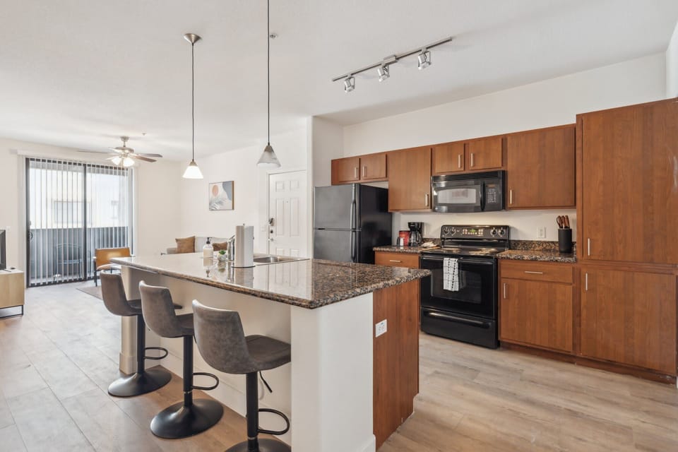 Fully equipped kitchen