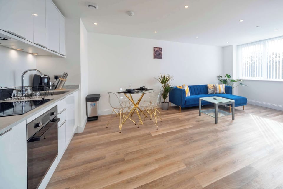 Living Space and Kitchen