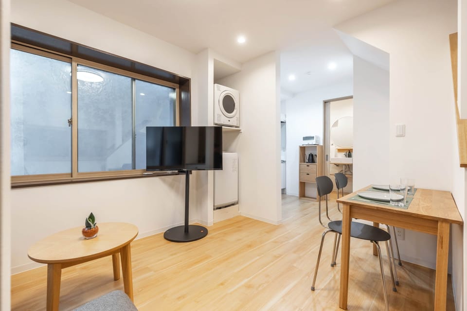Relax and recharge in this stylish and functional lounge area