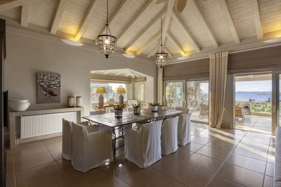 Whether you dine inside or out, you'll always have superb views for company.