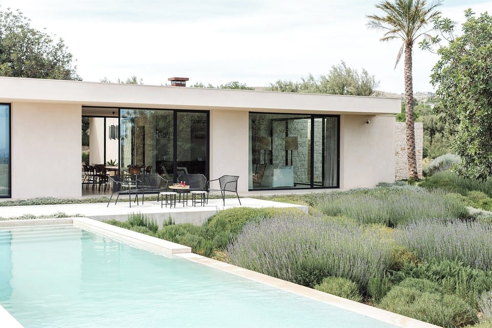 The inviting, single-depth pool is great for swimming lengths or just cooling off.