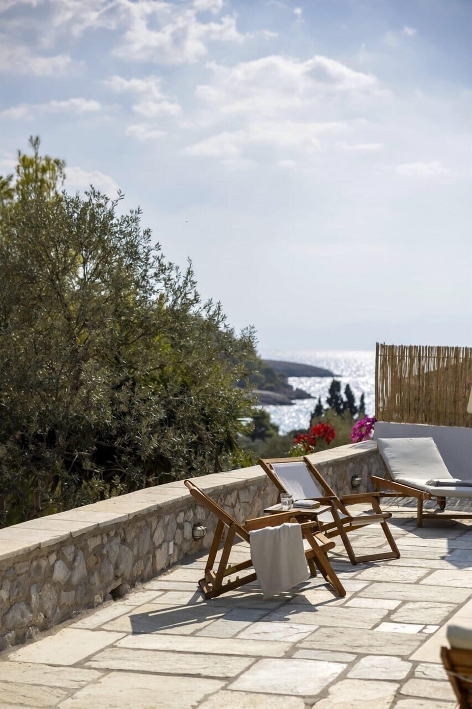 Sea views from the pool area.