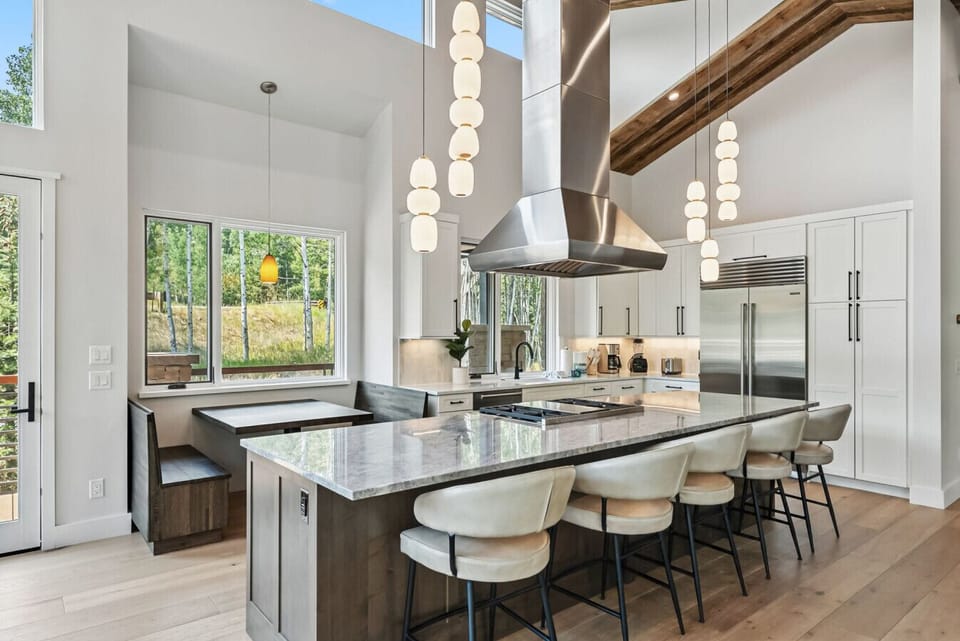 Fully stocked kitchen