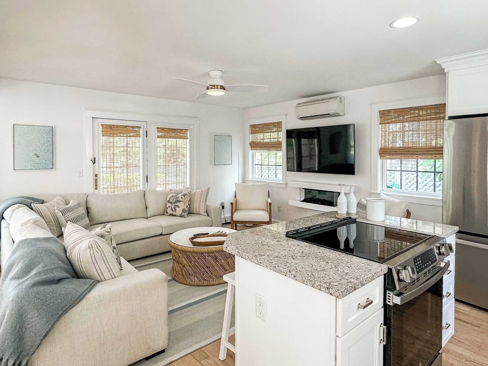 Kitchen and living area