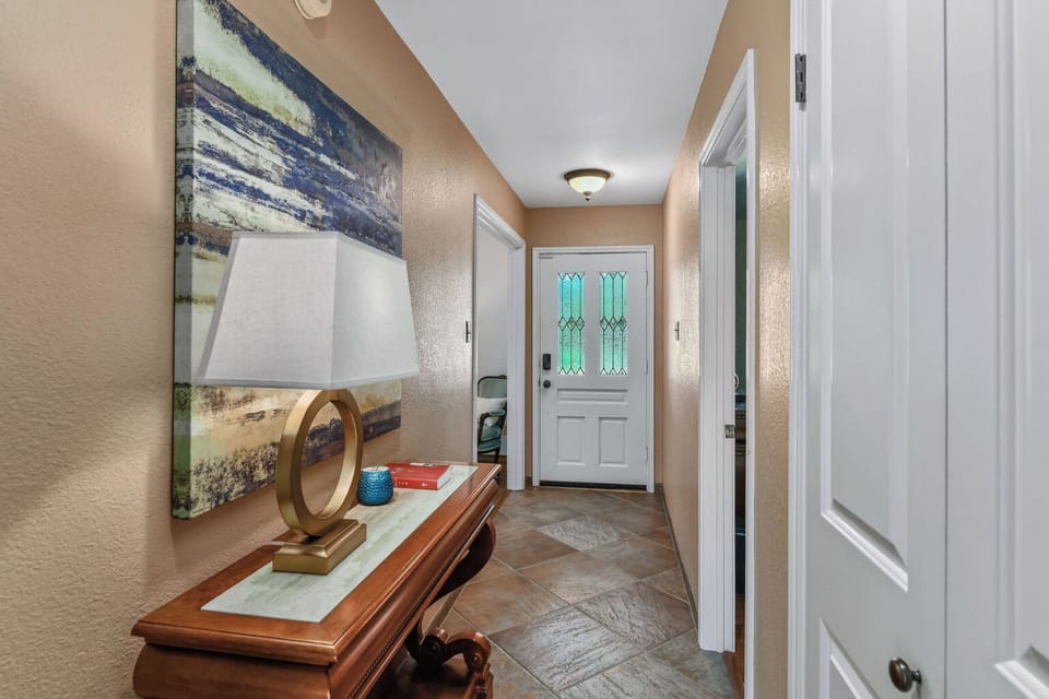 Elegant entrance to home