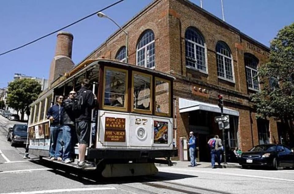 Step out the front door to the infamous Cable Car Museum just steps away