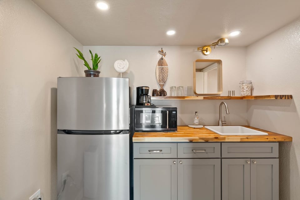 Full size fridge kitchenette