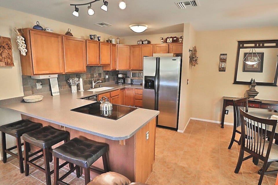 Kitchen with full ammenities