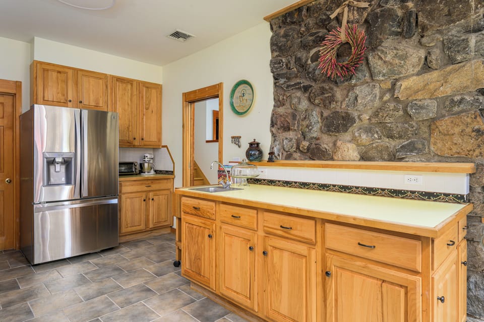 Spacious, sunny, and guest-ready — the perfect hub for your stay, whether you're meal prepping or just pouring wine.