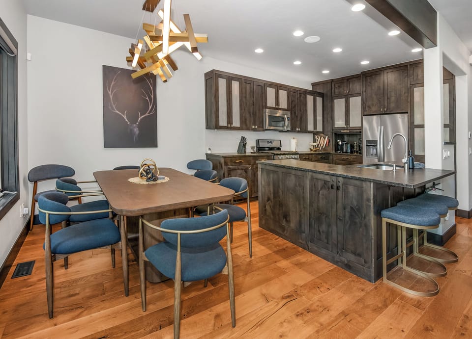 Dining Room and Kitchen View