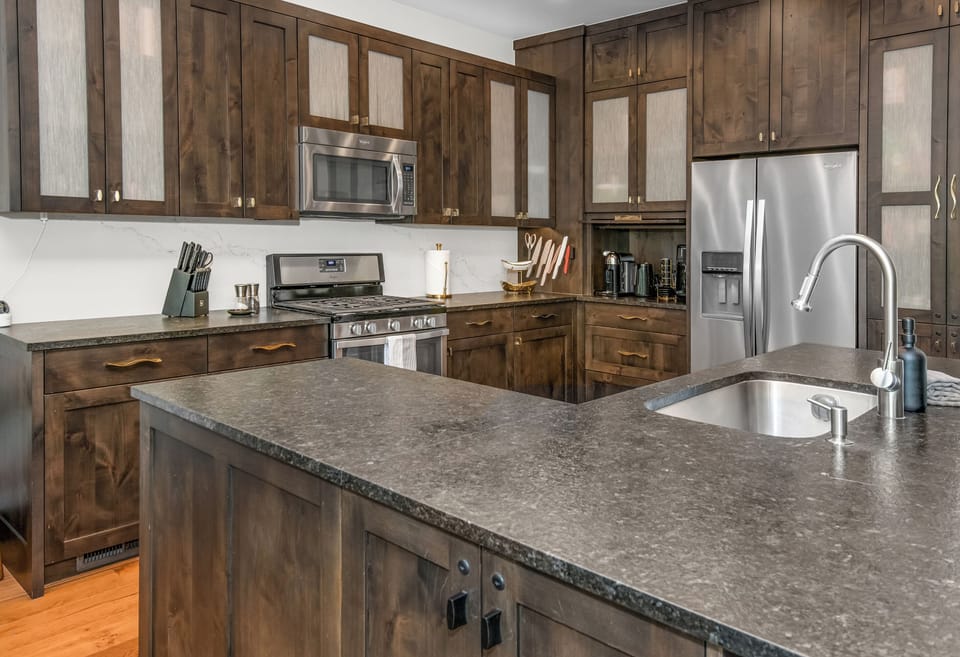 Counter Top View of Kitchen