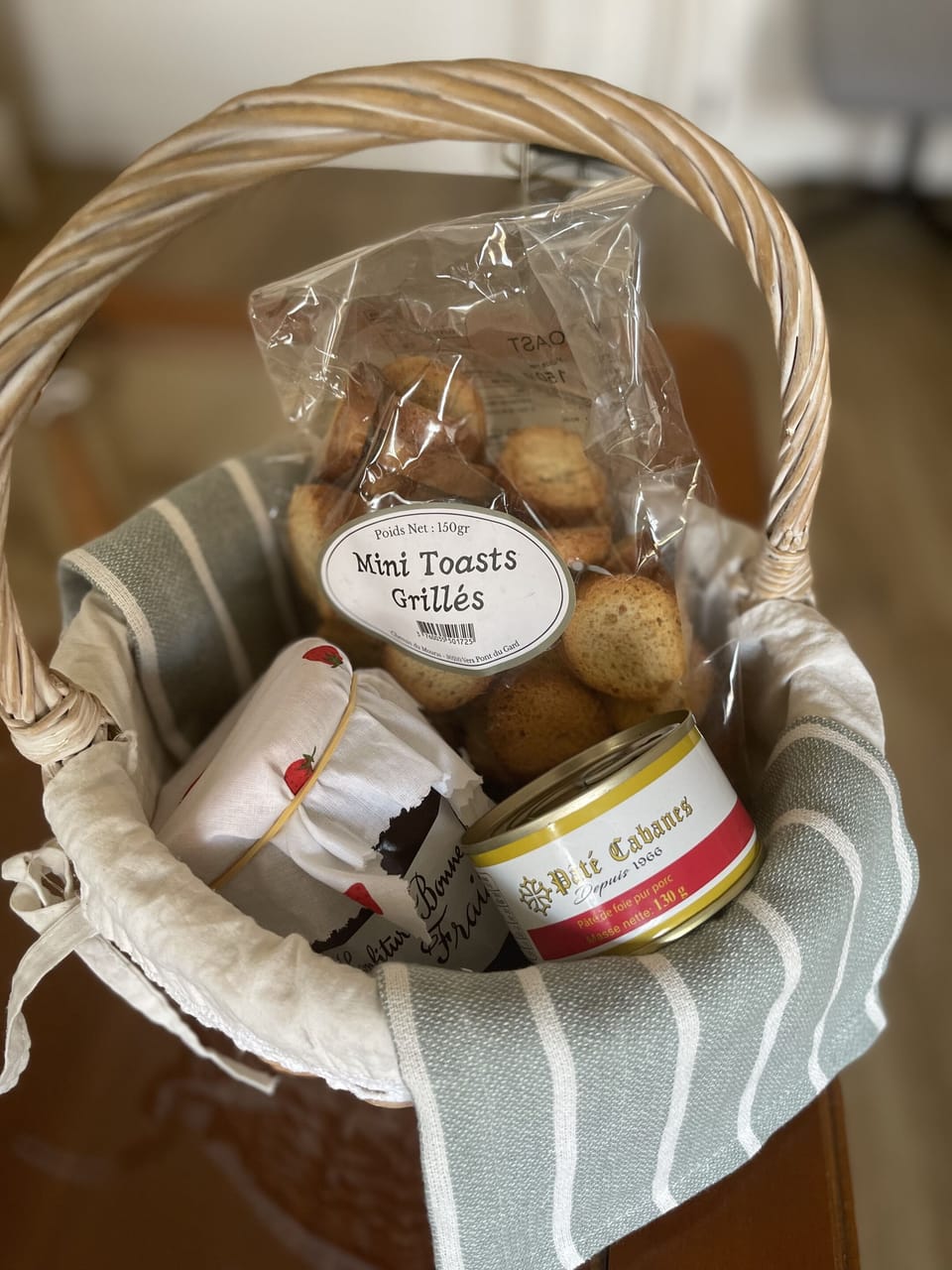 Welcome basket