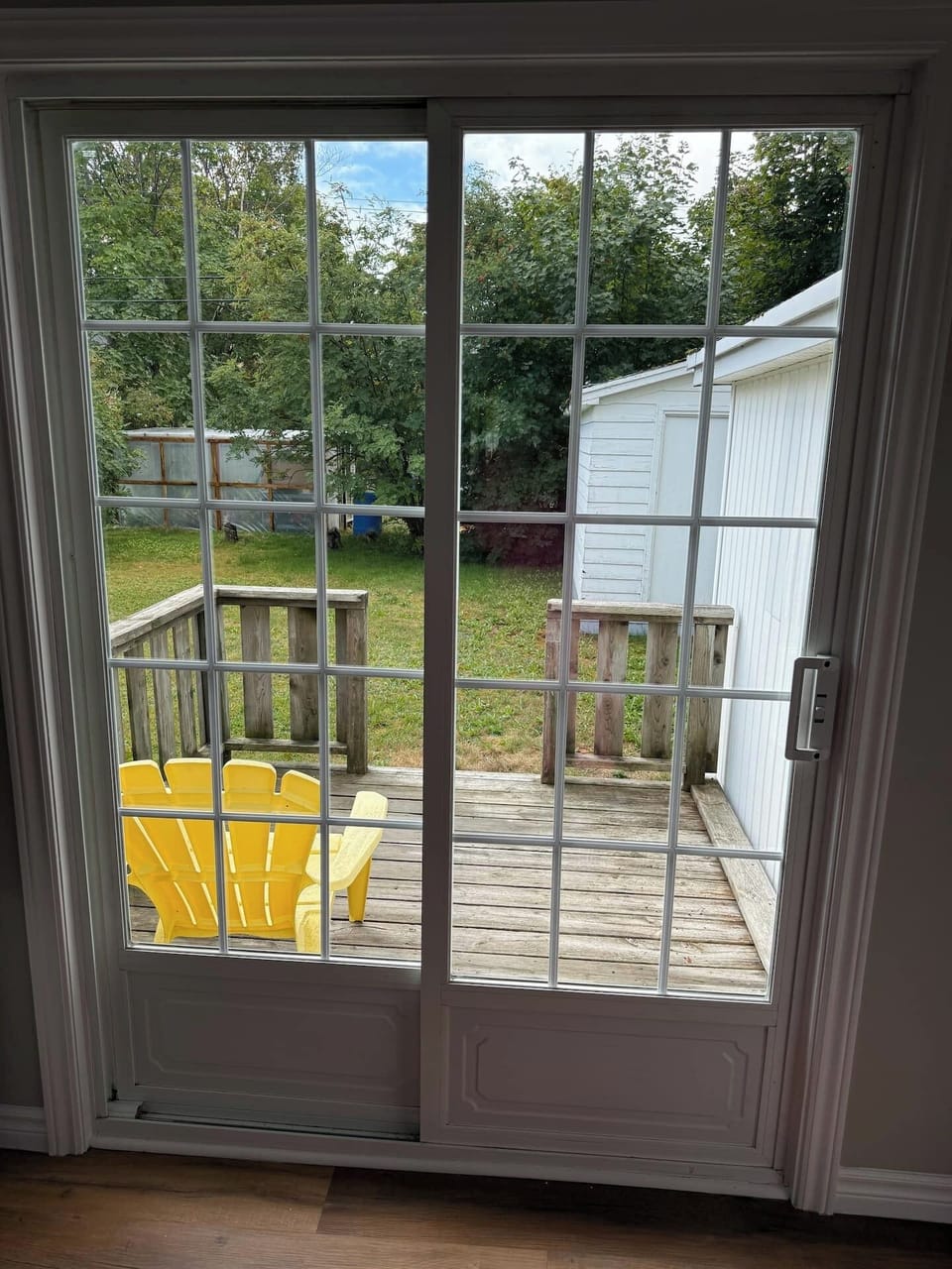 Step outside and enjoy the fresh air from your private deck, a lovely spot for morning coffee or evening relaxation.