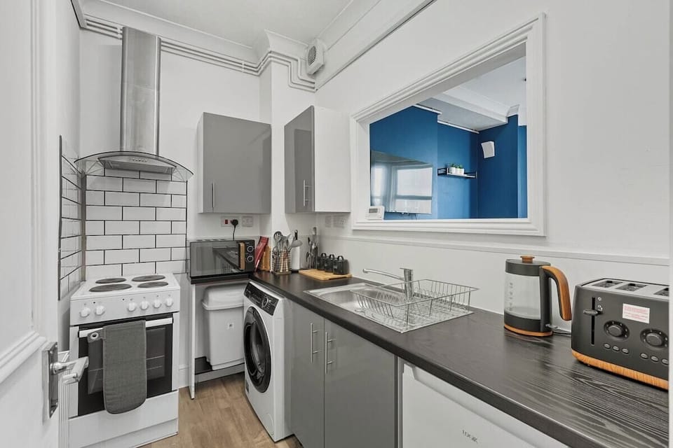 Modern appliances for easy home-cooked meals.