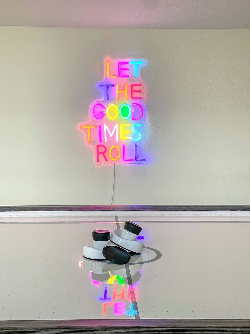 Foosball, air hockey, PacMan, and Plinko await in LML's spacious game room