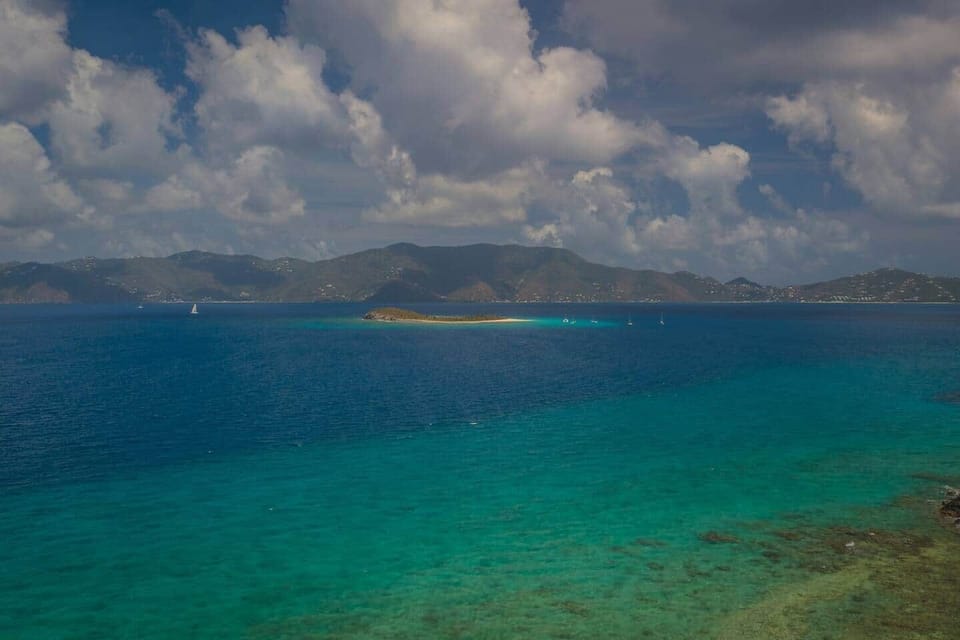 Views of Sandy Cay from the Main Deck