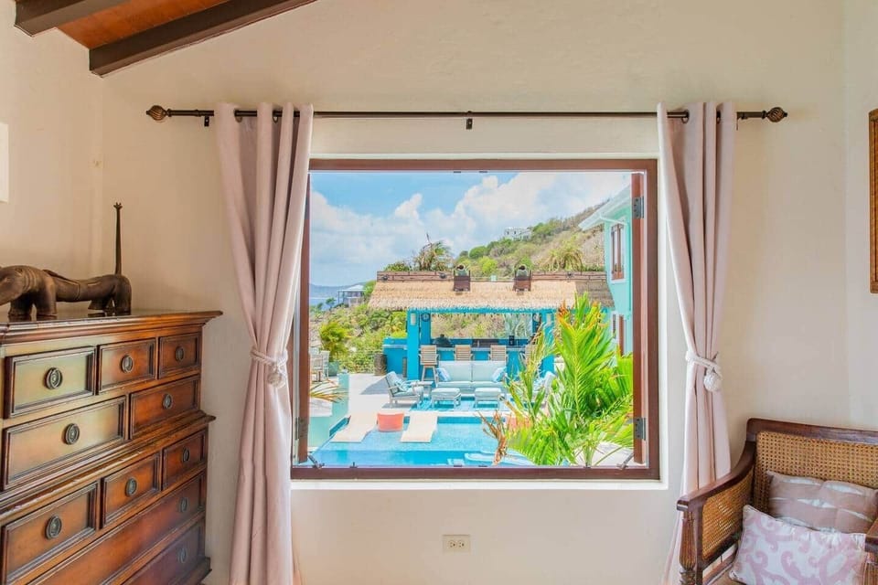 View of Pool and Bar from 2nd Bedroom