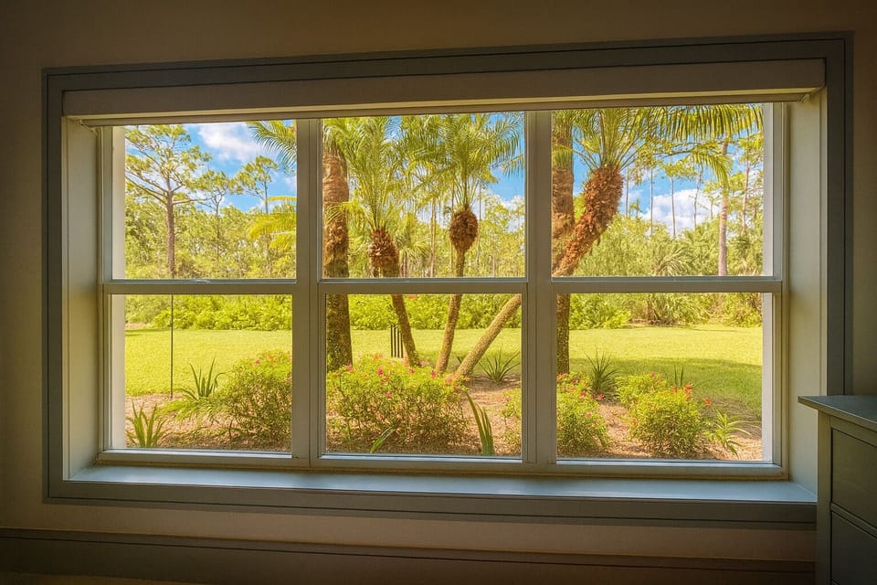 View of private nature preserve