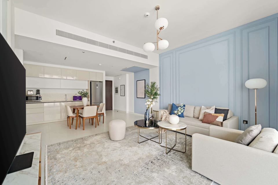 Living room set for unwinding after a day out