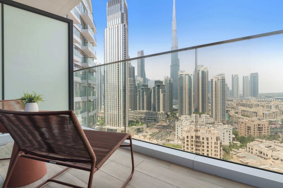 Balcony with Burj View