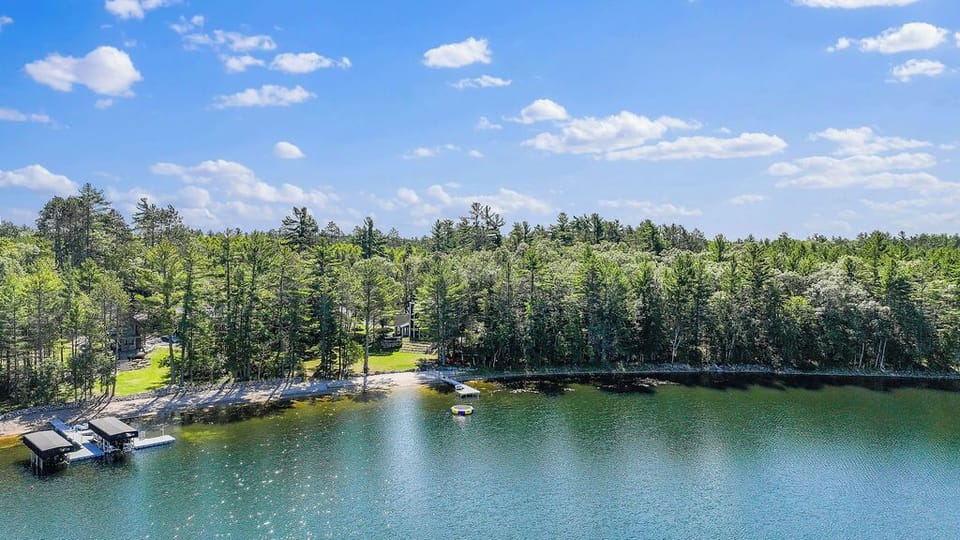 Adjacent to state forest land with hiking trails