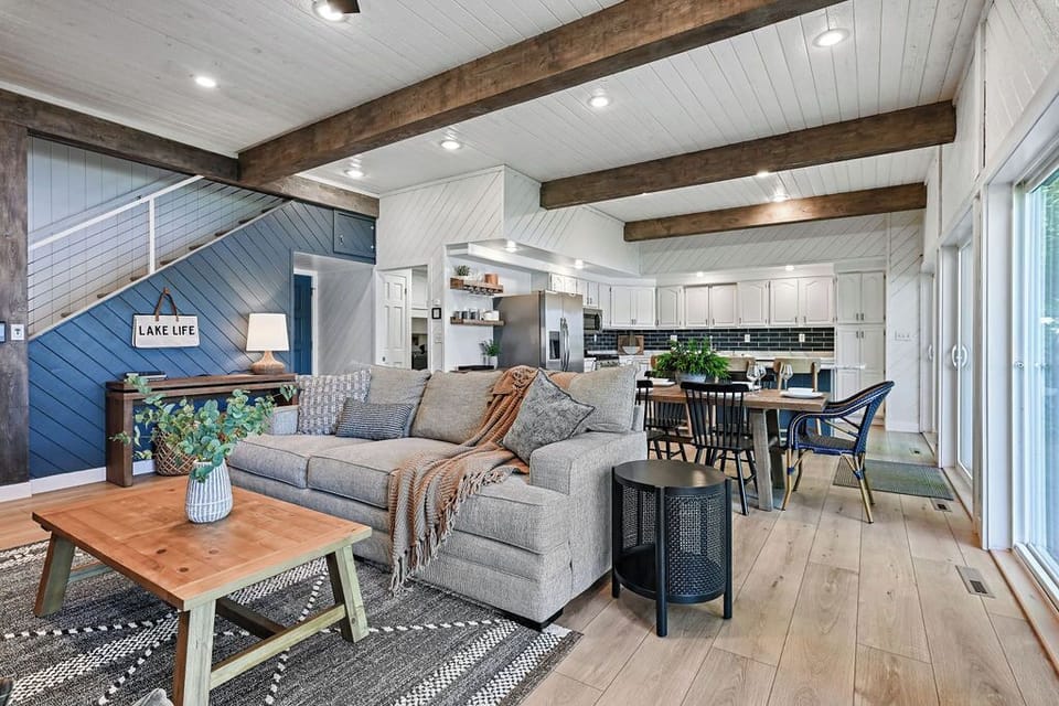 Open concept first floor