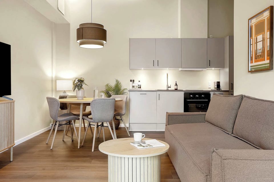 Living and dining area