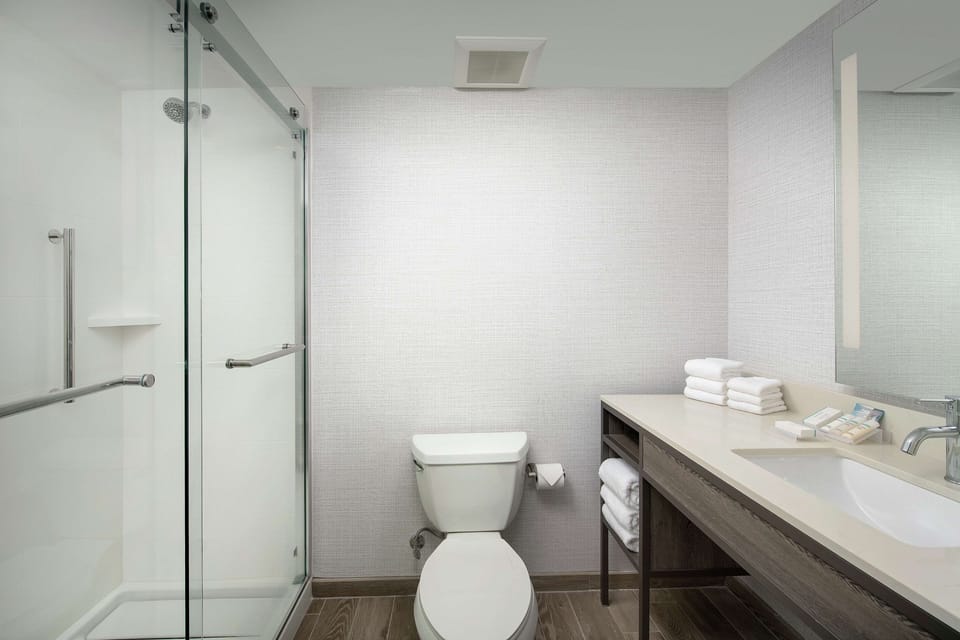 Step into a spotless shower space designed for easy mornings.