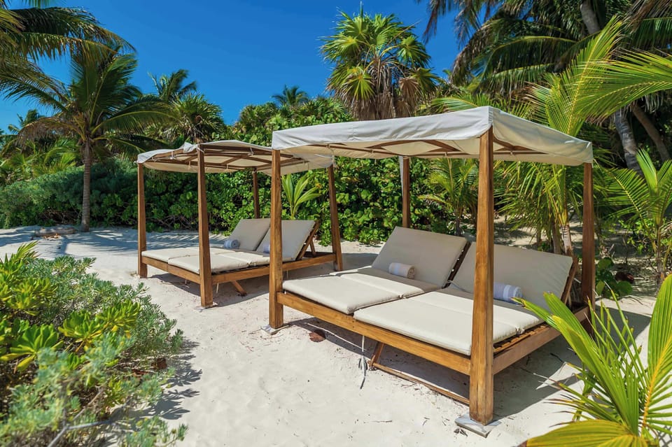 Balinese Beds | Ideal for napping, relaxing, or enjoying the ocean breeze