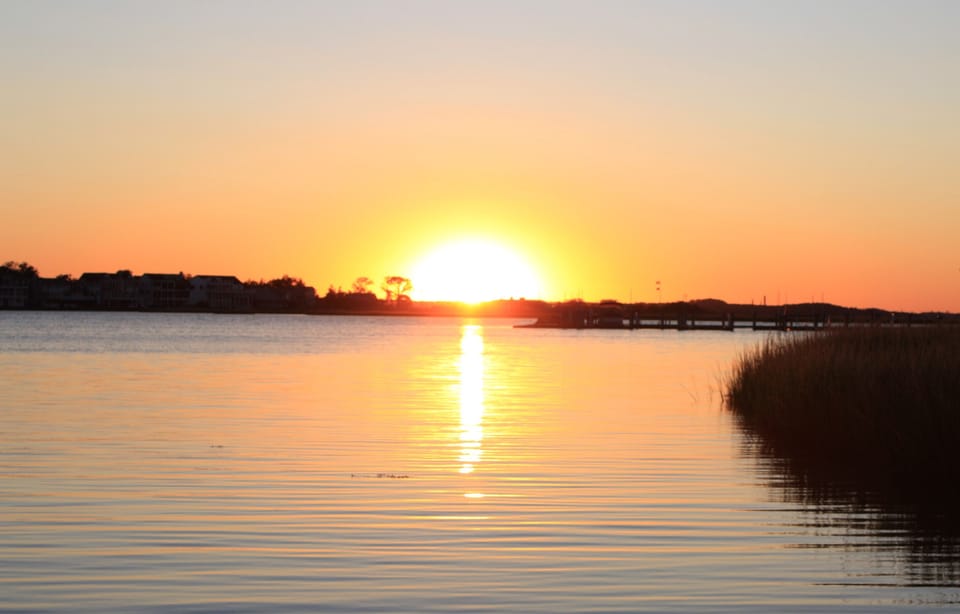 Kayak launch to go for a sunset cruise.