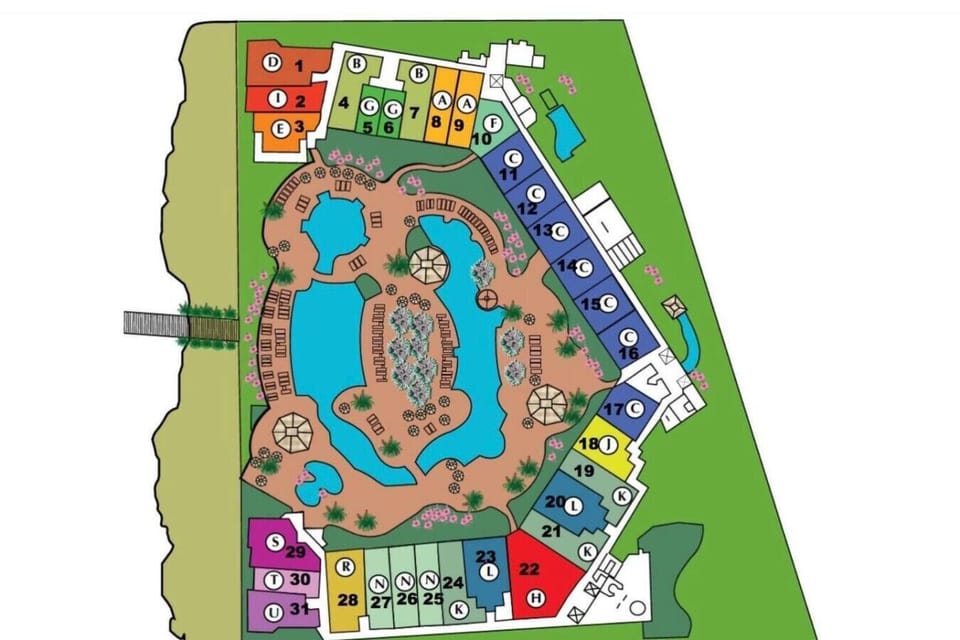 Resort Map – Shores of Panama resort layout for easy navigation of pools and amenities.