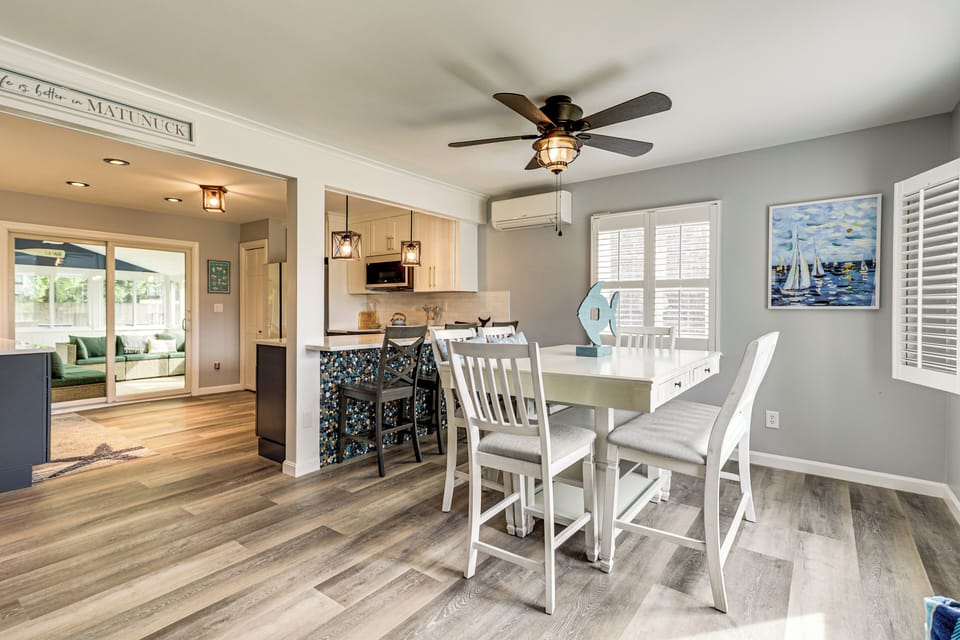 Kitchen & Dining Area | 1st Floor | Dishware & Flatware