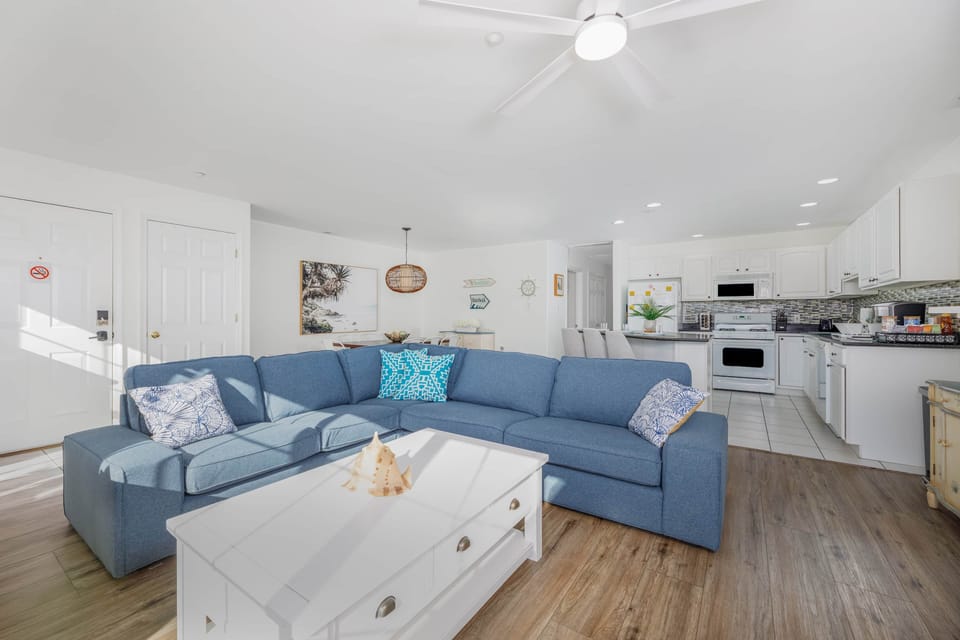 Let me tell you, this sectional couch is so comfortable! Come take a nap :)