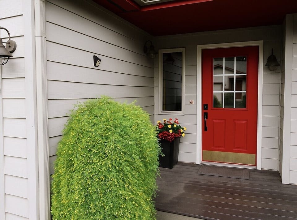Front entry. 