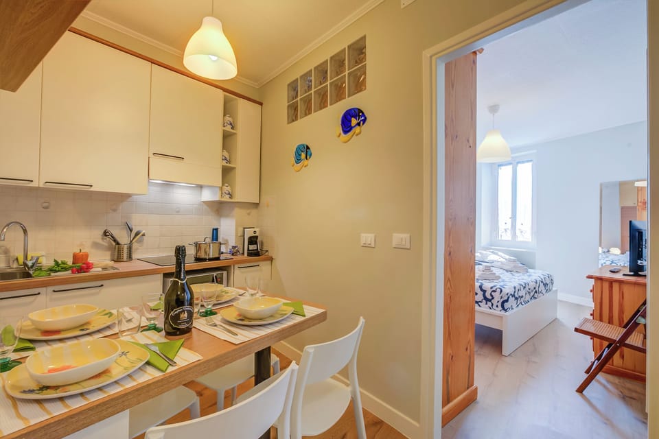 Kitchen and dining area