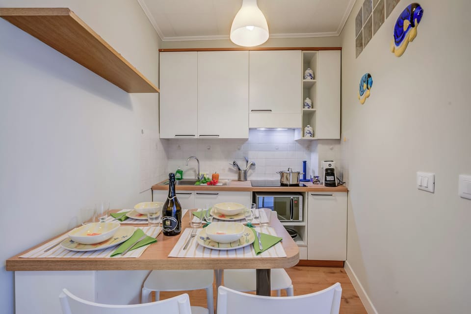 Kitchen and dining area