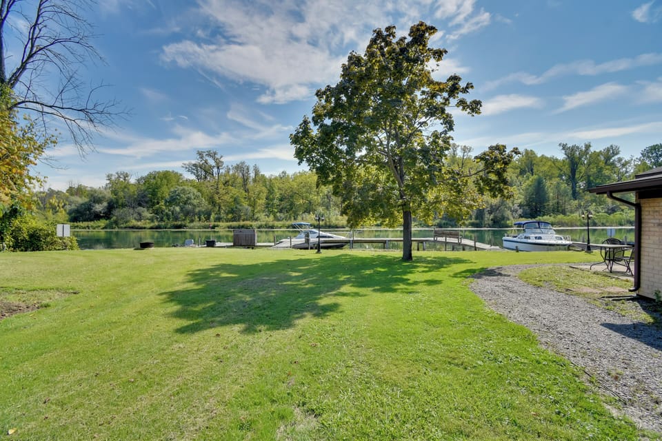 Apartment Exterior | Shared Fishing Dock & Riverfront