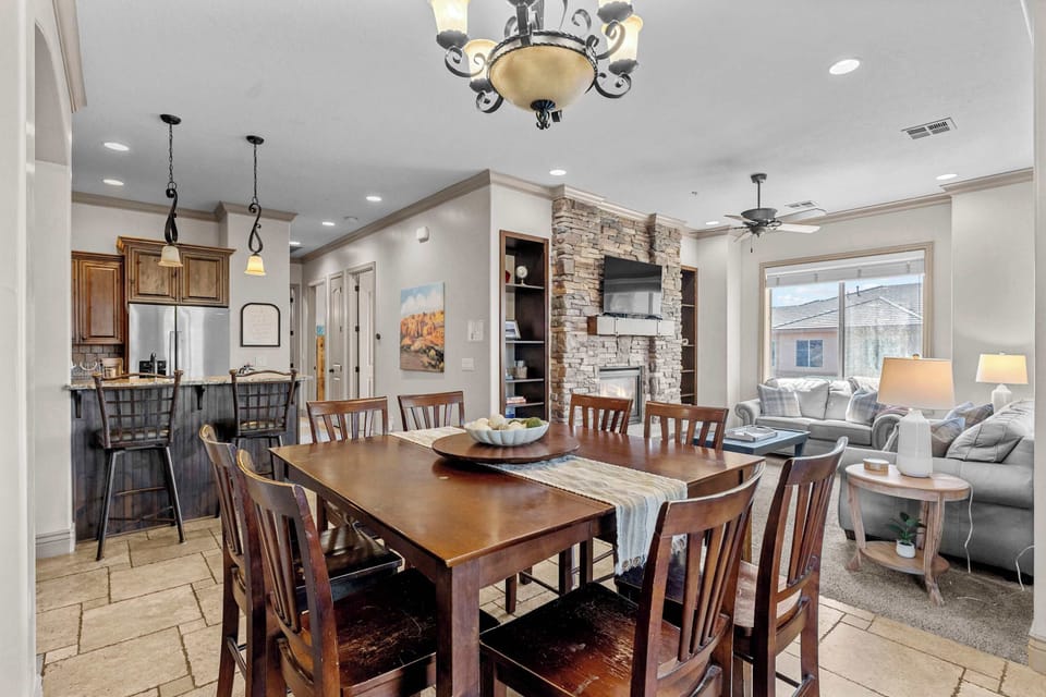 Make mealtime memories together at the dining table, seating 8​