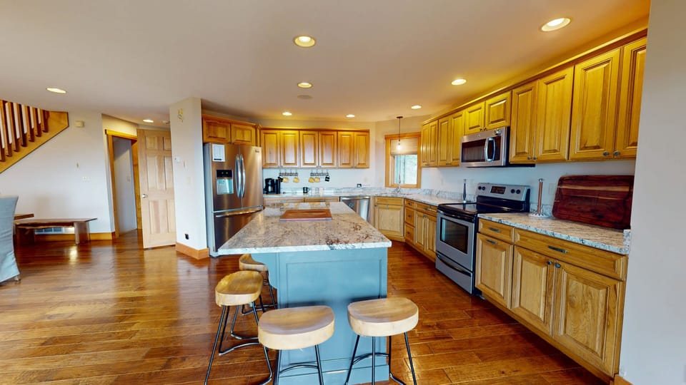 Indoors, Hardwood, Floor, Kitchen, Flooring