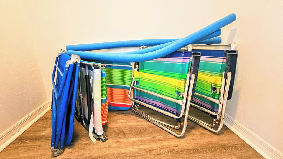Beach chairs