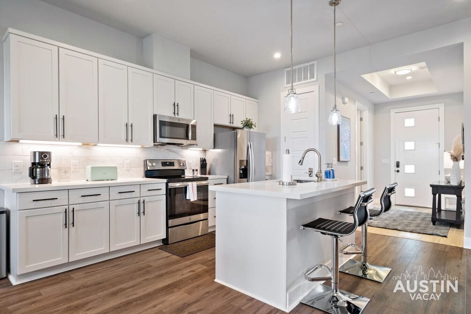 Open concept kitchen for inspired cooking.