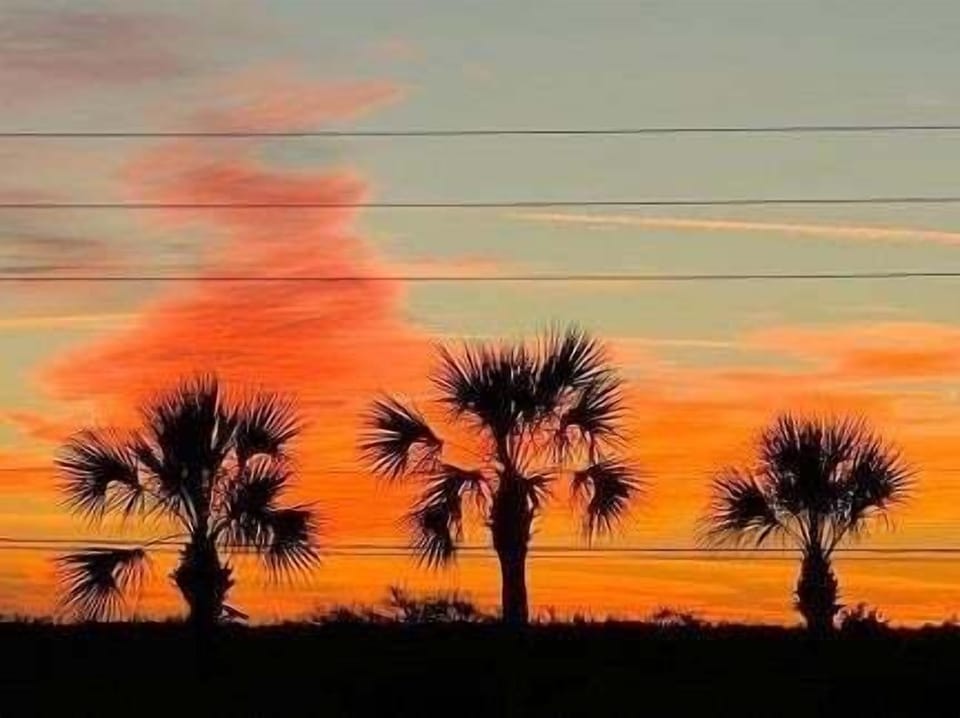 Sunset from guest room