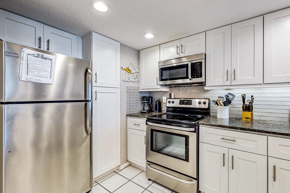 fully stocked kitchen
