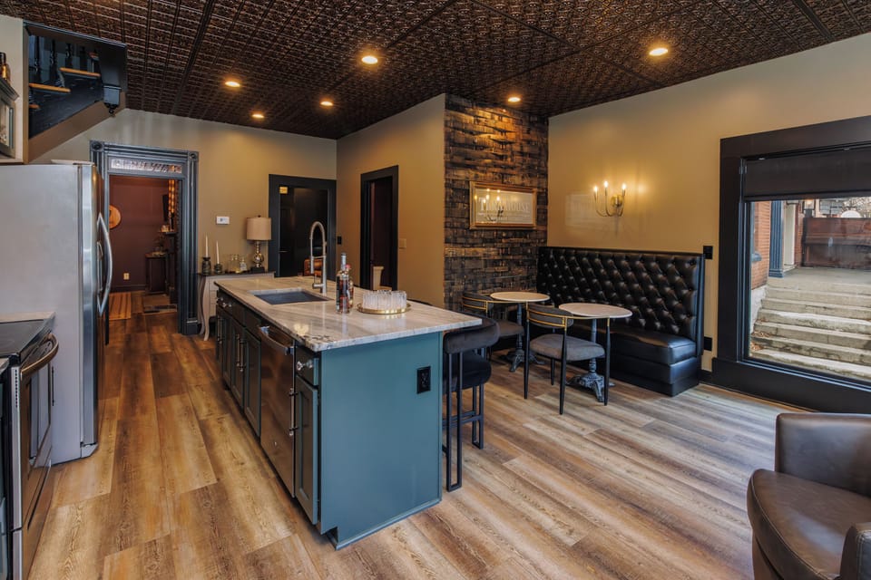 Plenty of room for the whole group to gather and entertain here.