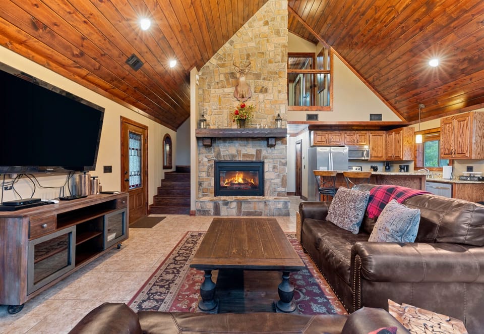 Fireplace nights and movie marathons—welcome to your living room.