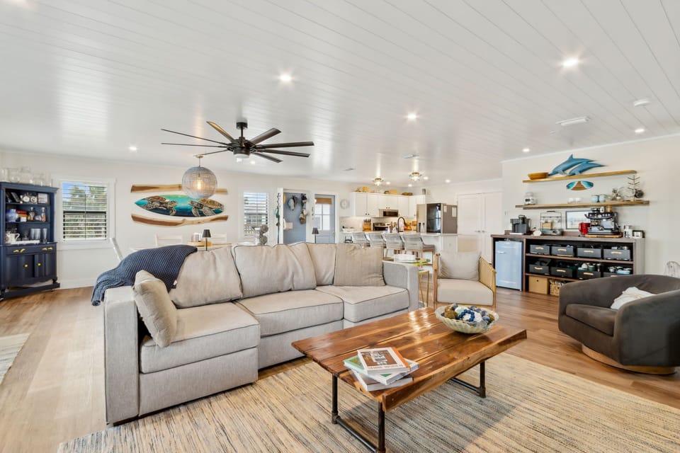 Comfortable seating in living room