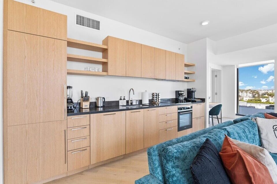 Open-concept kitchen perfect for entertaining in Hollywood.