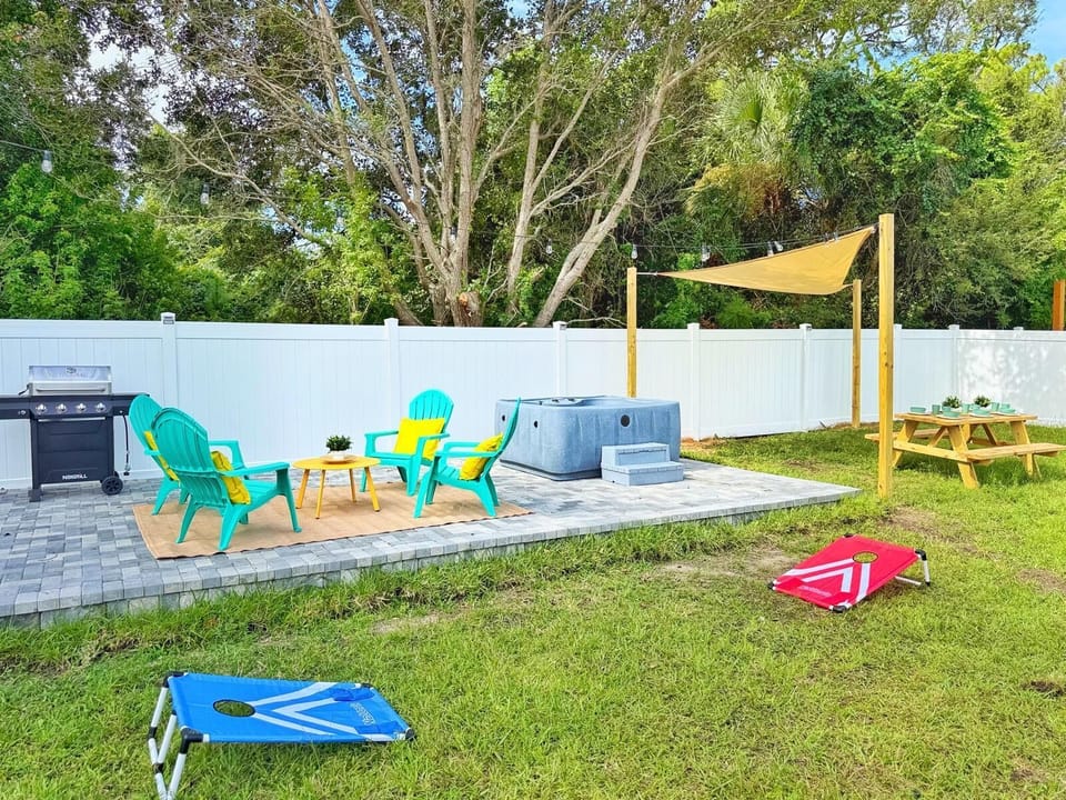 A family favorite, safe, fun, and just steps from the back door.
