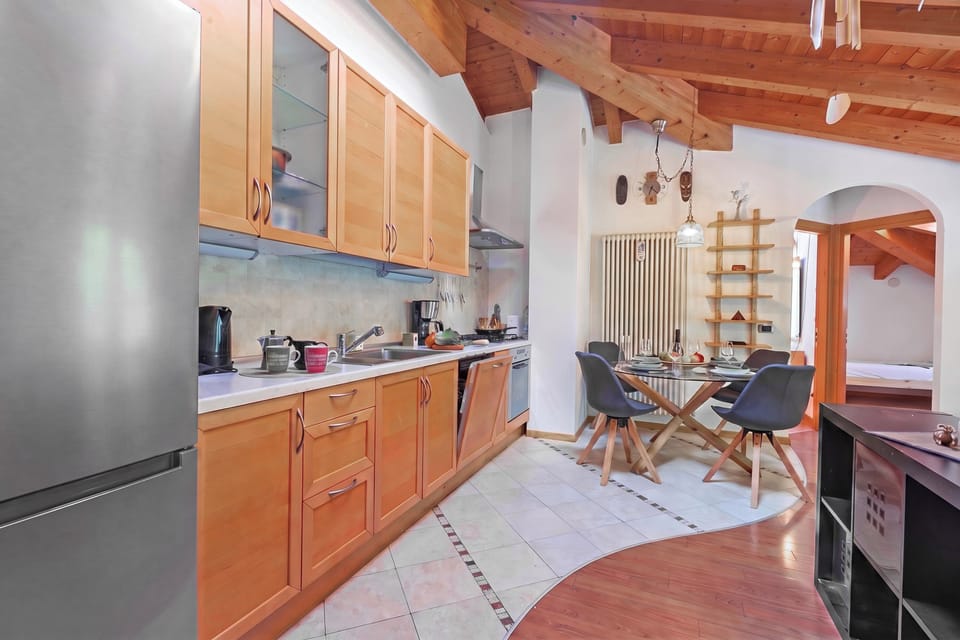 Kitchen and dining area